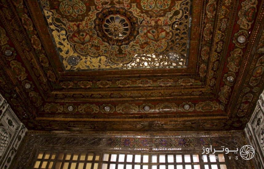 سقف خانه نصیرالملک در شیراز